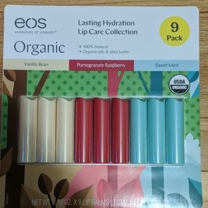 EOS organic 9 pack lip balm